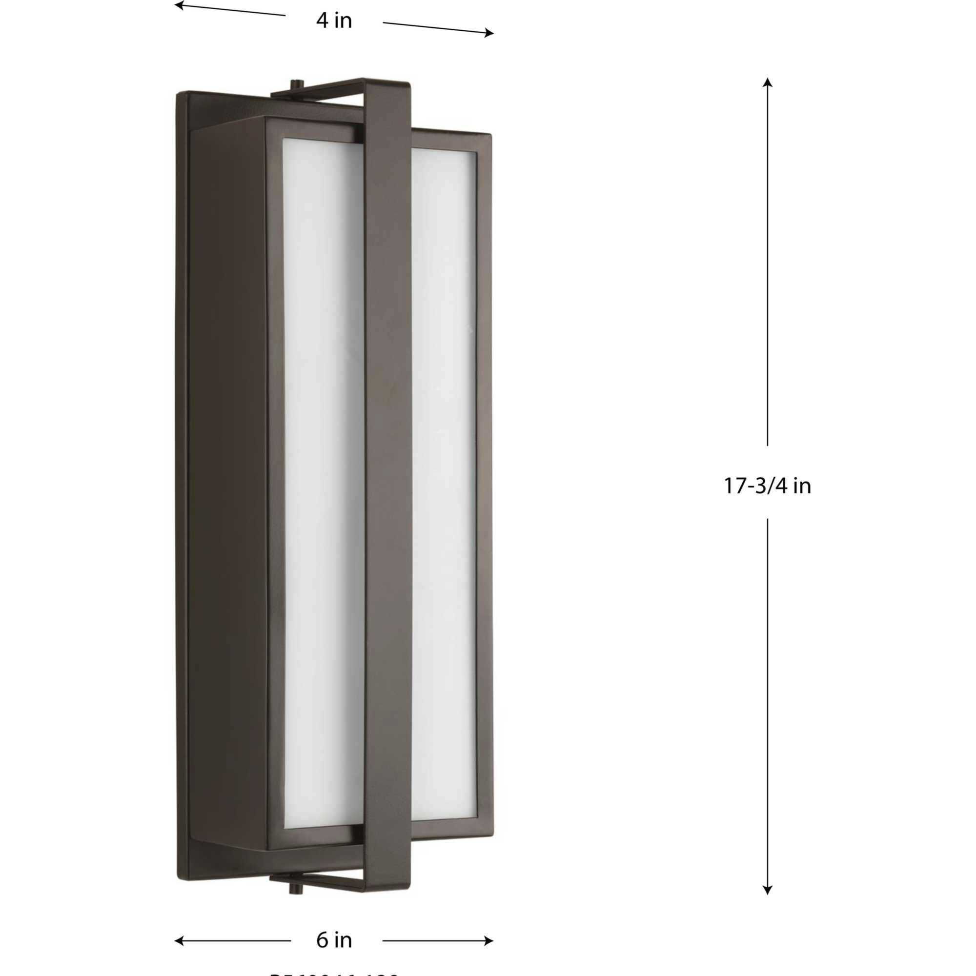 Diverge 2 Light 18 inch Architectural Bronze Outdoor Wall Lantern, Medium 