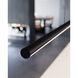 Fino LED 70 inch Satin Black Linear Pendant Ceiling Light in 3000K