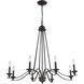 Farmington 8 Light 36 inch Oil Rubbed Bronze Chandelier Ceiling Light