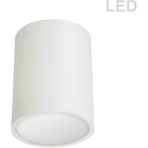 Echo LED 5.25 inch Matte White Flush Mount Ceiling Light