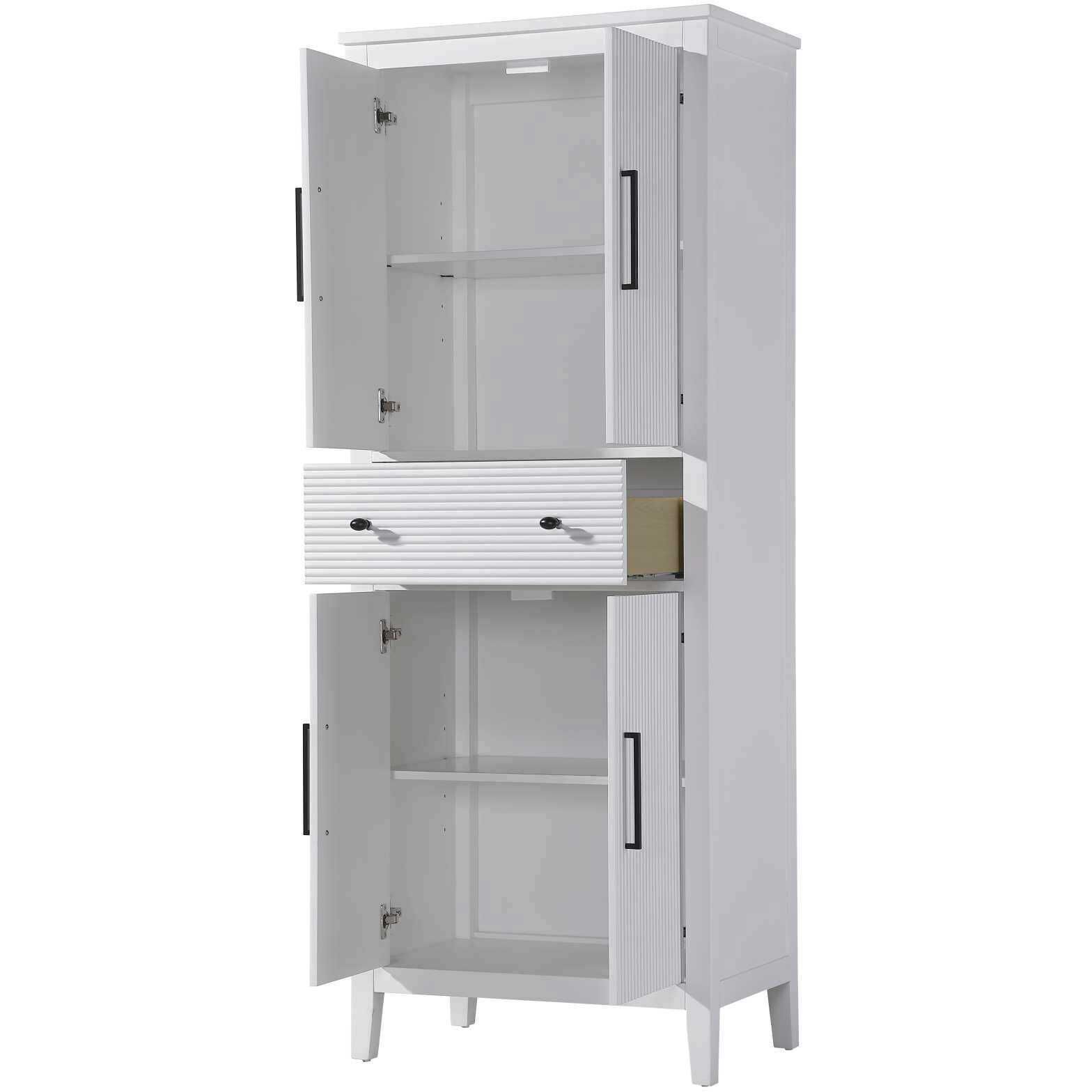 Blakely White Bathroom Storage Cabinet