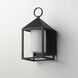 Aldous 1 Light 13.25 inch Black Outdoor Wall Mount