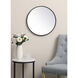 Eternity 21 X 21 inch Black Wall Mirror
