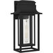 Garner 1 Light 16.5 inch Matte Black Outdoor Wall Lantern