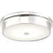 Spark LED 12 inch Chrome Flush Mount Ceiling Light