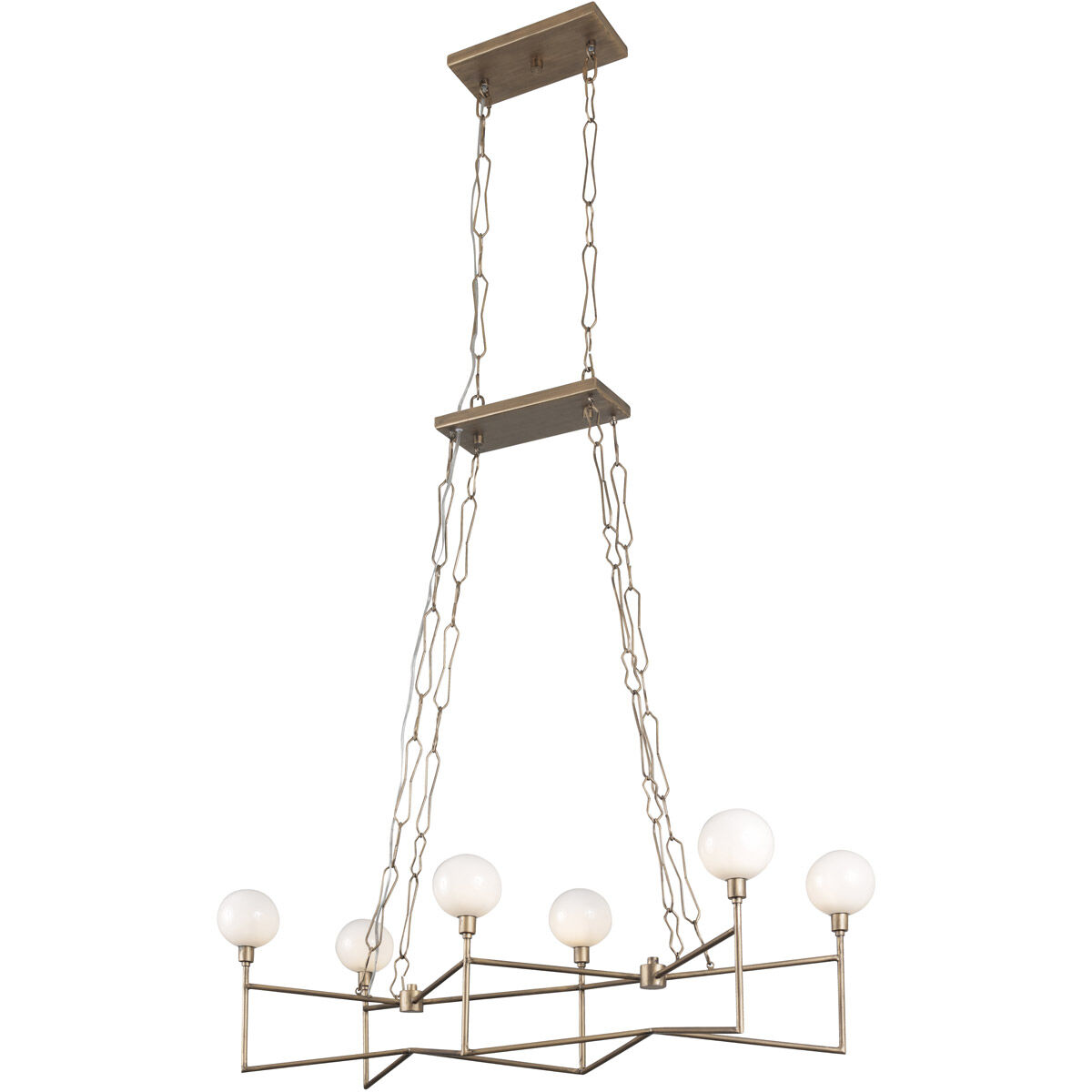 Bodie LED 36.5 inch Havana Gold Linear Pendant Ceiling Light