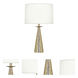 Dal 23.25 inch 150 watt Modern Brass Accent Lamp Portable Light