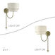 Manorwood 17.5 inch 60 watt Antique Brass Swing Arm Wall Lamp Wall Light
