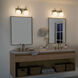 Hex LED 14.25 inch Champagne Bronze Bathroom Vanity Light Wall Light