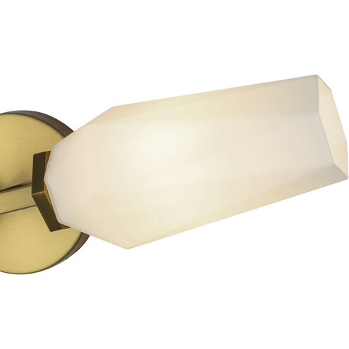 Alora Mood Krysta 2 Light 3.75 inch Brushed Gold Bath Vanity Light Wall Light