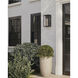 Royster 1 Light 13.75 inch Matte Black Outdoor Wall Sconce