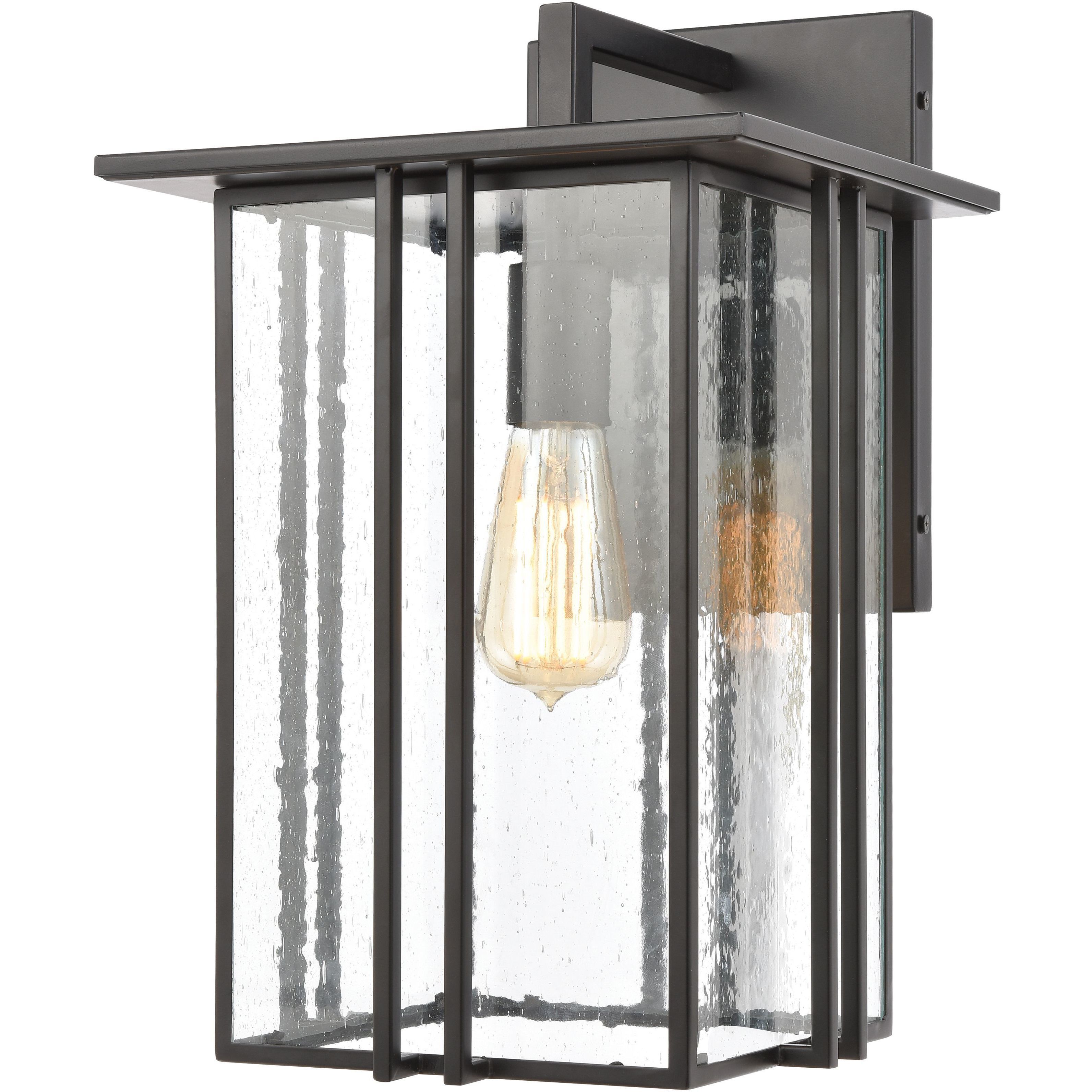 Radnor 1 Light 16 inch Matte Black Outdoor Wall Sconce