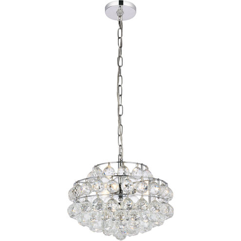 Savannah 3 Light 14 inch Chrome Pendant Ceiling Light