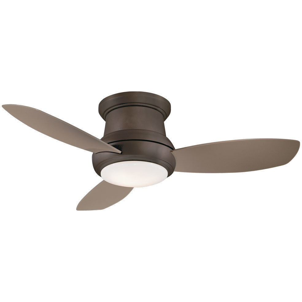Concept II 44 inch Oil Rubbed Bronze with Taupe Blades Ceiling Fan