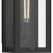 Calen 1 Light 14 inch Textured Black Outdoor Wall Light