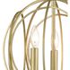 Loughton 3 Light 14 inch Golden Silver Chandelier Ceiling Light