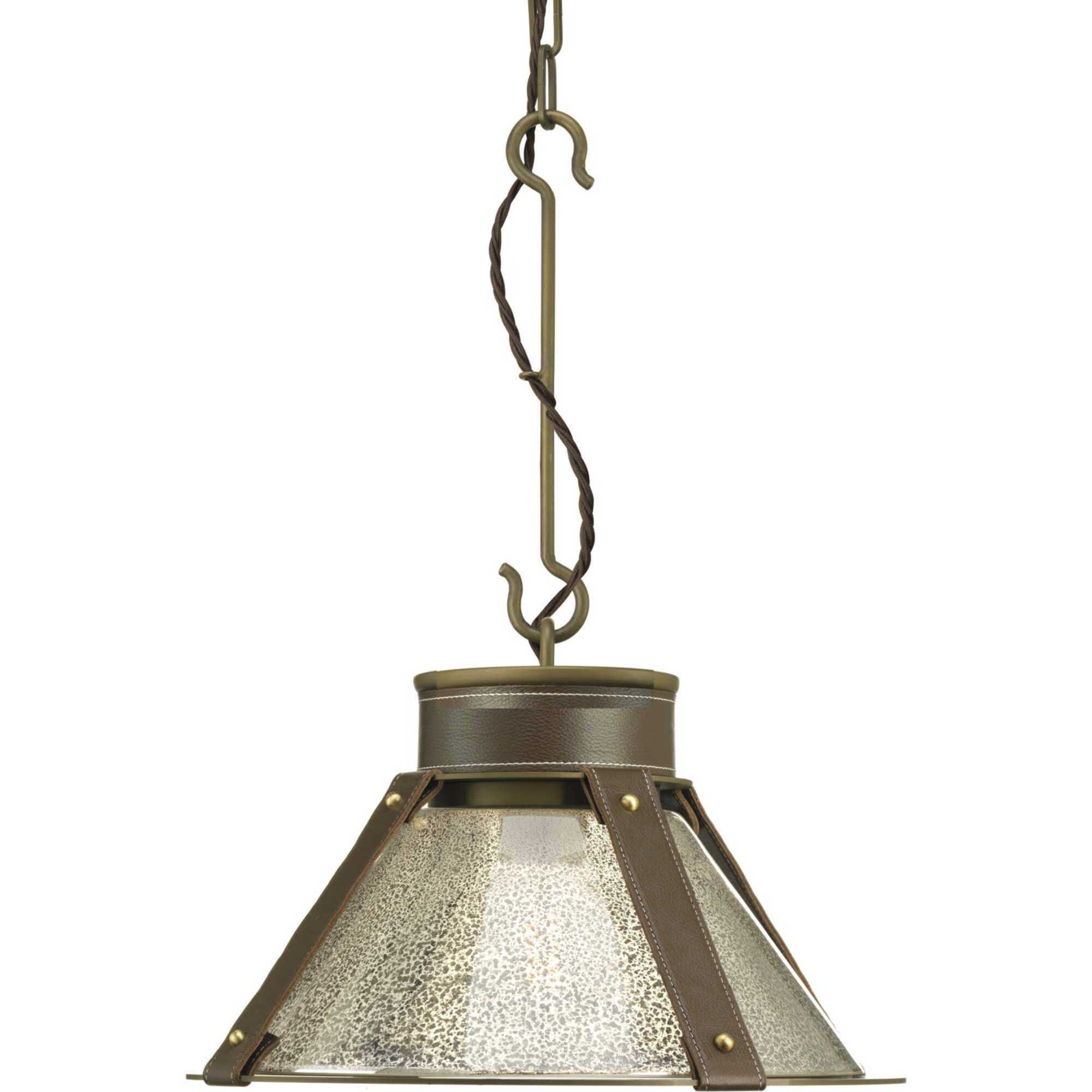 Point Dume™ Rockdance 1 Light 15.75 inch Aged Brass Pendant Ceiling Light, Design Series