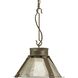 Point Dume™ Rockdance 1 Light 15.75 inch Aged Brass Pendant Ceiling Light, Design Series