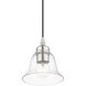 Moreland 1 Light 6 inch Brushed Nickel Single Pendant Ceiling Light, Single