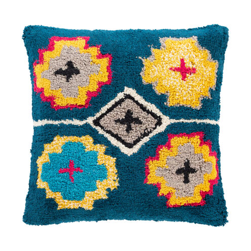Settat 20 X 20 inch Beige/Teal/Black/Saffron/Bright Pink/Taupe/White Pillow Cover
