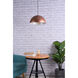 Circa 1 Light 15.5 inch Honey Gold Pendant Ceiling Light