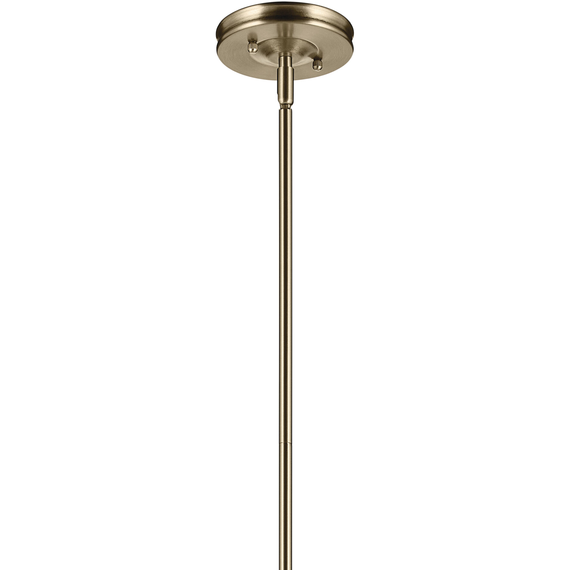 Laria 1 Light Champagne Bronze Pendant Ceiling Light in Opal