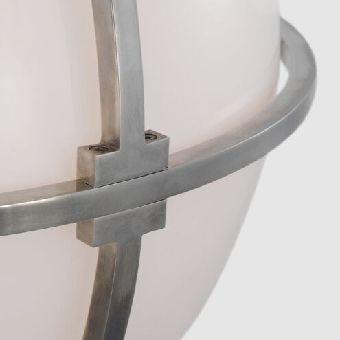 Chapman & Myers Gracie LED 19.25 inch Antique Nickel Captured Globe Pendant Ceiling Light, Large