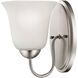 Conway 1 Light 8 inch Brushed Nickel Vanity Light Wall Light