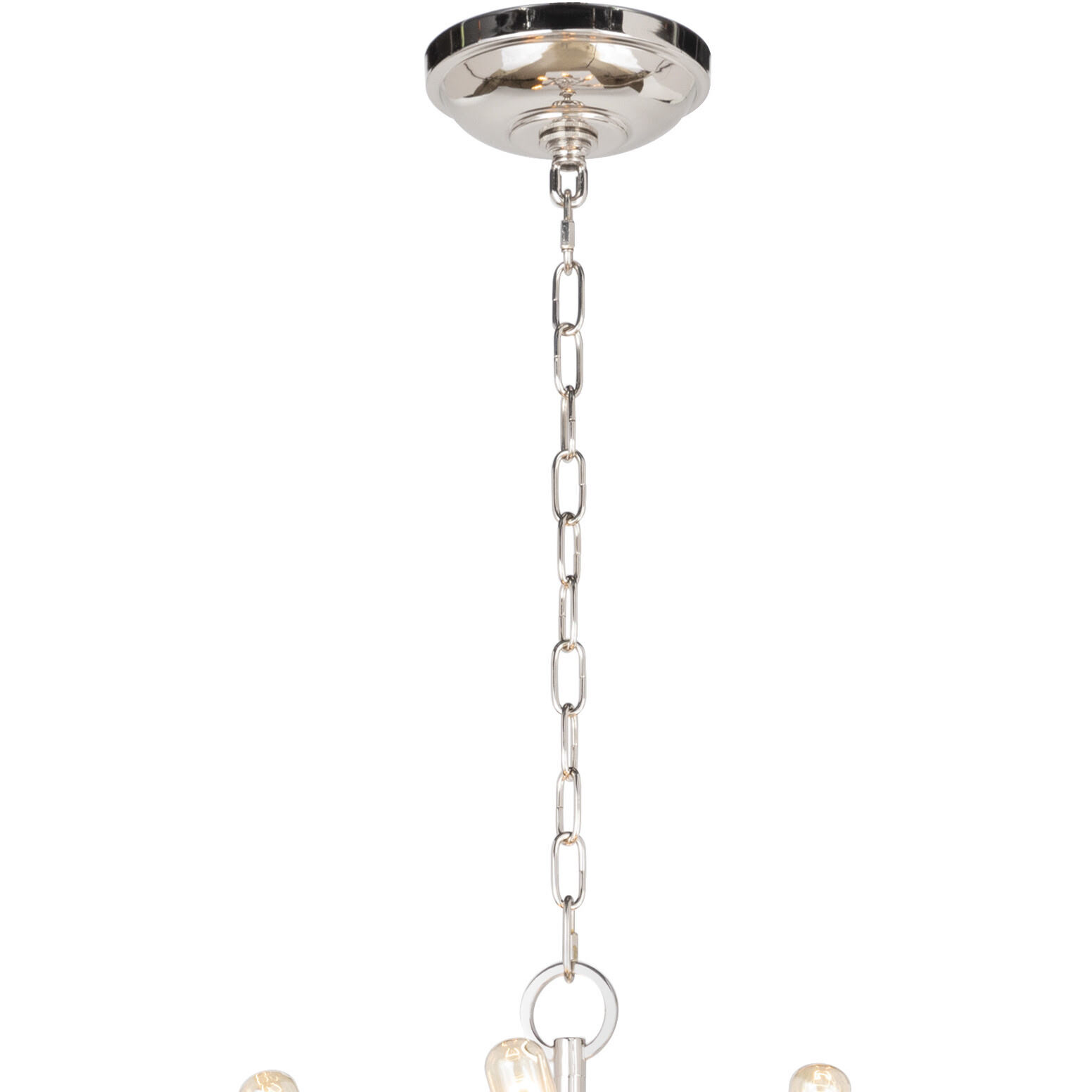 Cobra 12 Light 30.5 inch Polished Nickel Chandelier Ceiling Light, Small