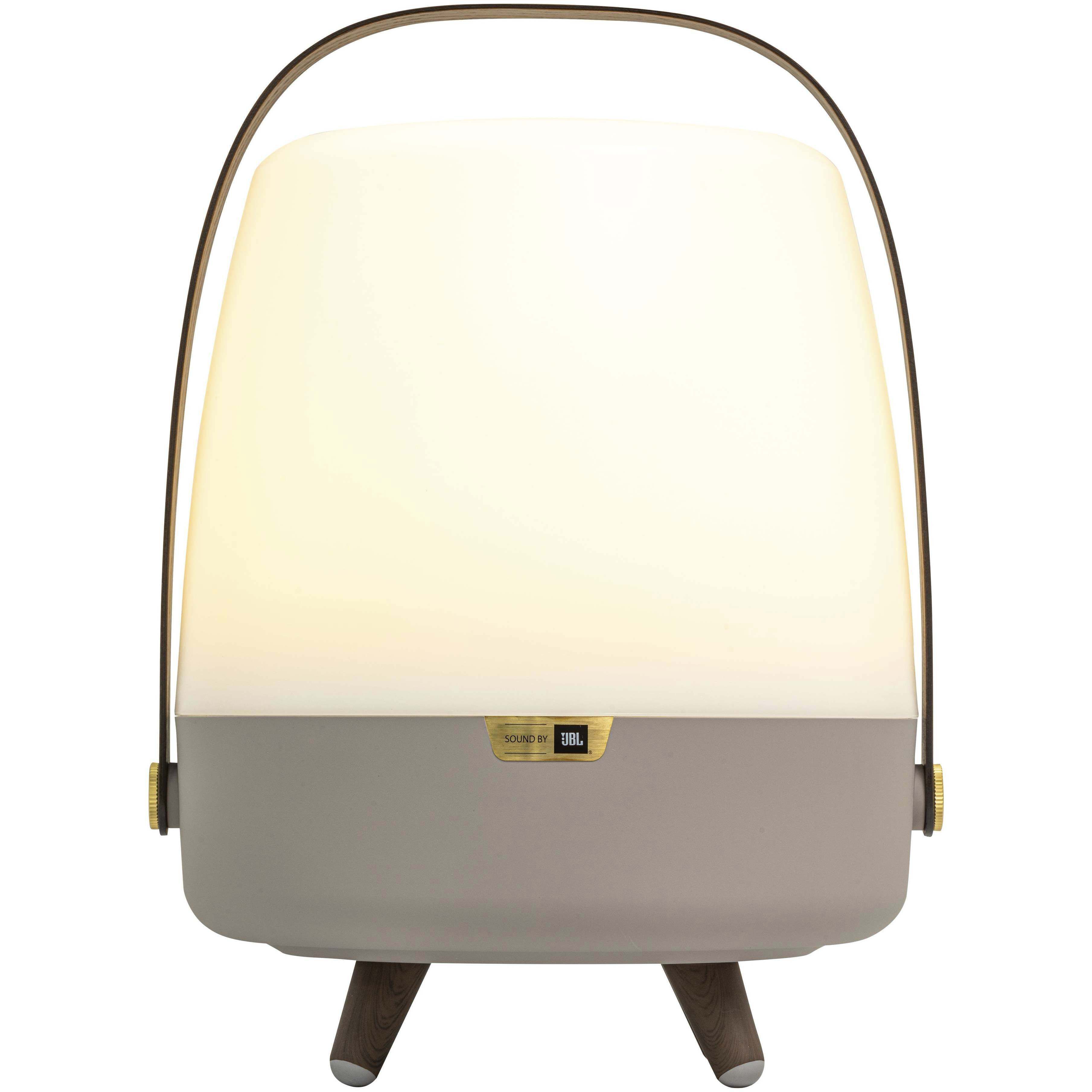 Lite Up Play 15.75 X 11.4 inch Earth Light Brown Taupe Portable Speaker Lamp in Earth Light Brown/Taupe, Kooduu