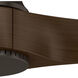 Mosley 60 inch Premier Bronze with Brushed Cocoa Blades Outdoor Ceiling Fan