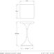 Windsor 20.5 X 12 inch Night Sky and Dark Antique Brass Accent Table