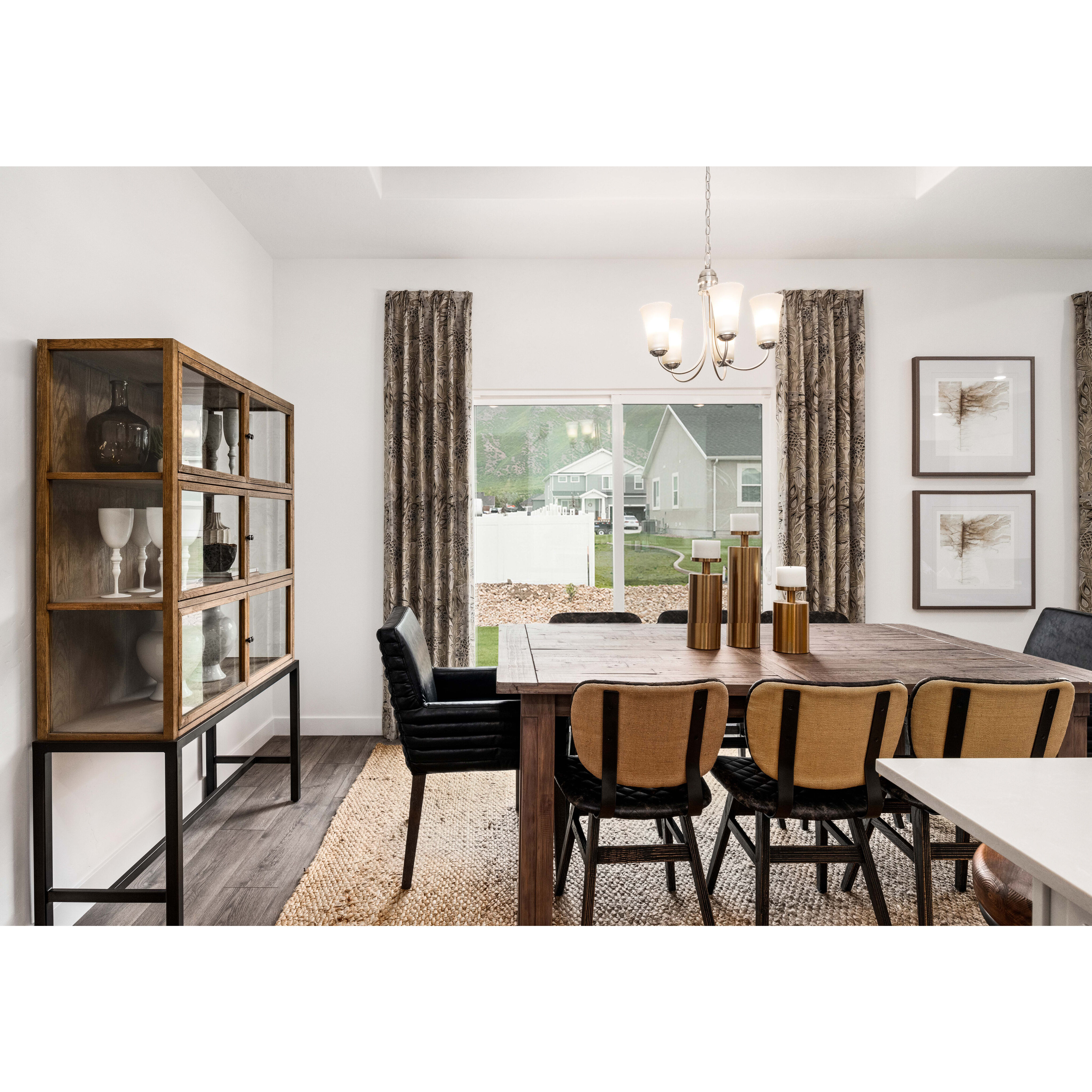 Logan 5 Light 20 inch Satin Nickel Chandelier Ceiling Light in 1