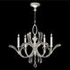 Beveled Arcs 5 Light 36 inch Silver Chandelier Ceiling Light in Silver Leaf