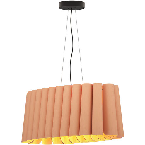 Renata 17.3 inch Rose Pendant Ceiling Light in Rose/Ash, 17 in, WEP Collection