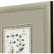La Passerage Green and Blue and Metallic and Neutral Framed Art
