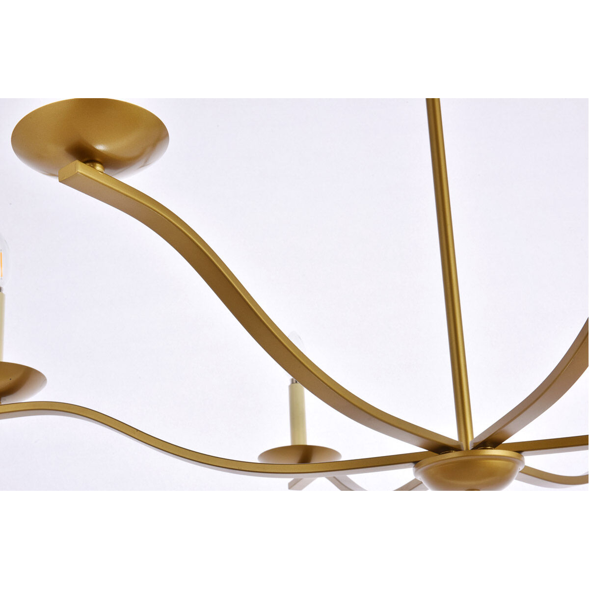 Trey 6 Light 42 inch Brass Pendant Ceiling Light