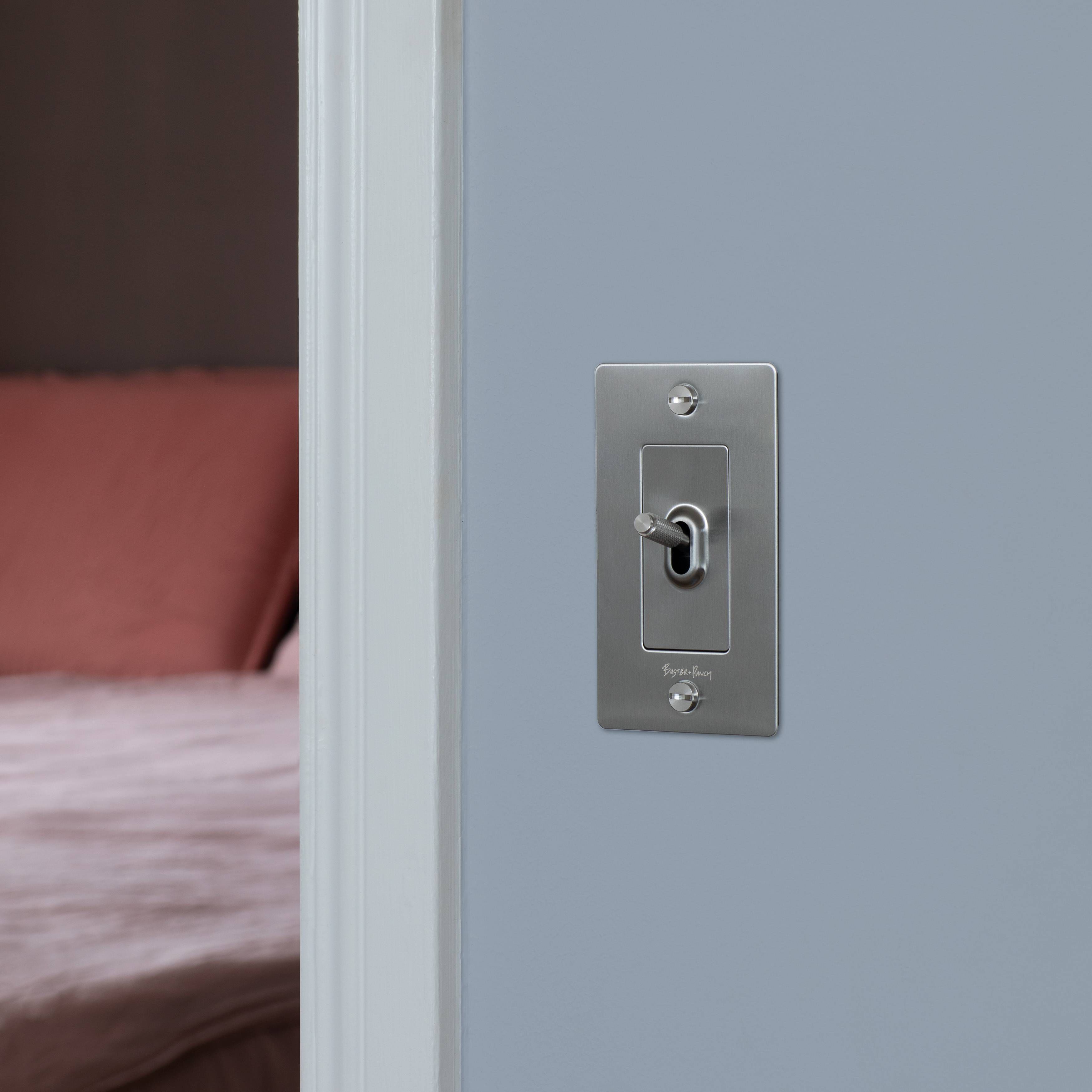 1G Toggle 120-277 Steel Light Switch