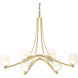 Ribbon 6 Light 38.50 inch Chandelier