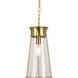 Nara 1 Light 6 inch Antique Brass Pendant Ceiling Light