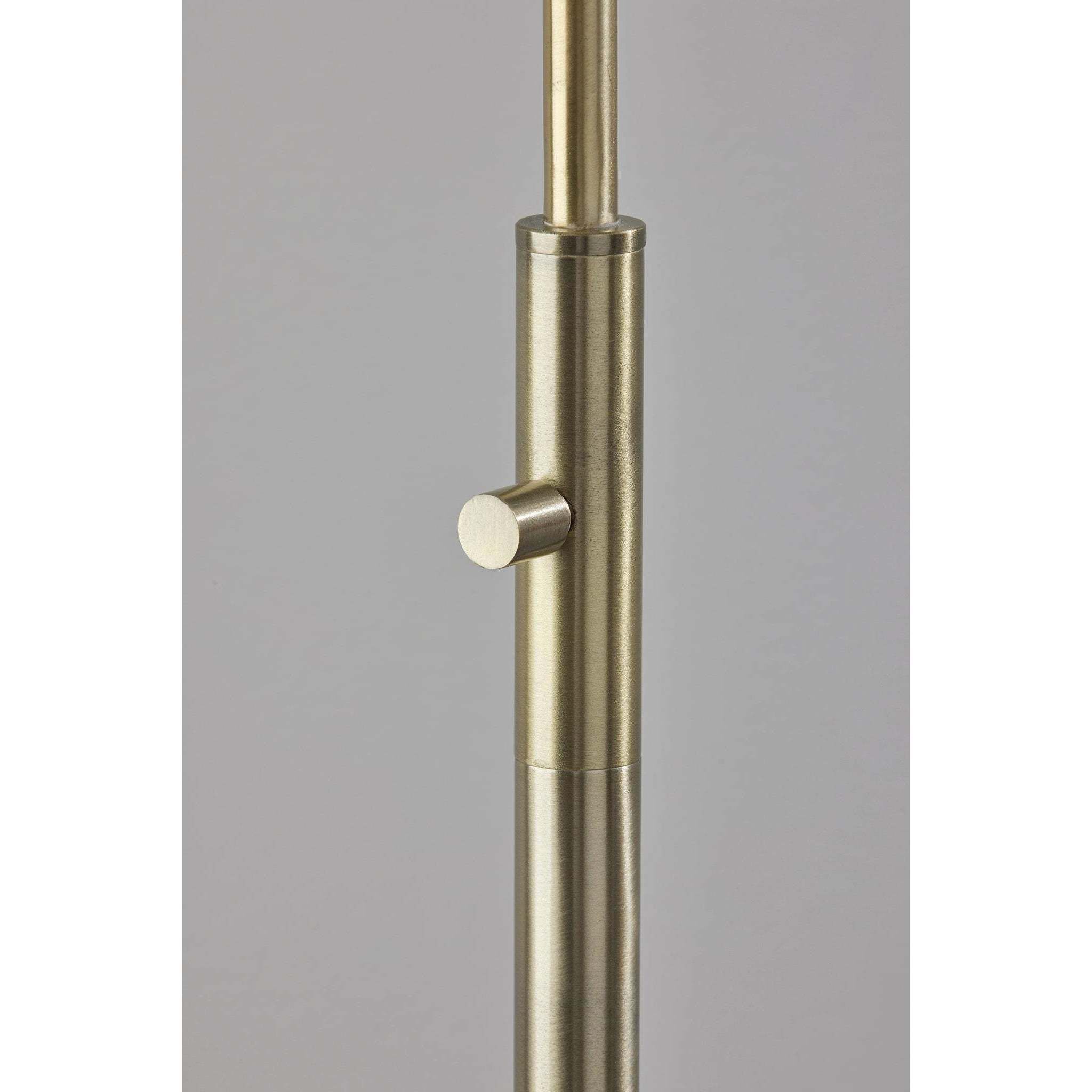 Camden 71.5 inch 60.00 watt Antique Brass Arc Floor Lamp Portable Light