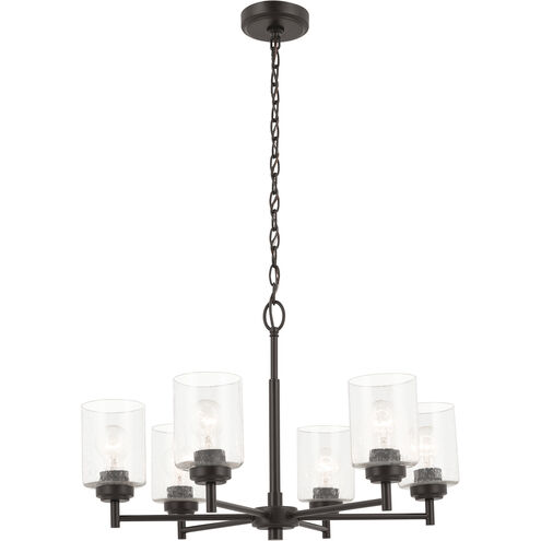 Winslow 6 Light Bronze Chandelier Ceiling Light, Large