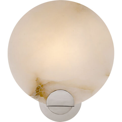 AERIN Iveala 1 Light 10.5 inch Polished Nickel Single Sconce Wall Light
