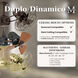 Matthews Gerbar Duplo-Dinamico 16 inch Gloss White with Solid Mahogany Wood Blades Rotational Ceiling Fan