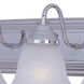 Essentials - 801x 4 Light 30 inch Polished Chrome Bath Vanity Wall Light in Marble