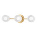 Centerport LED 17.5 inch Aged Brass Bath Bracket Wall Light