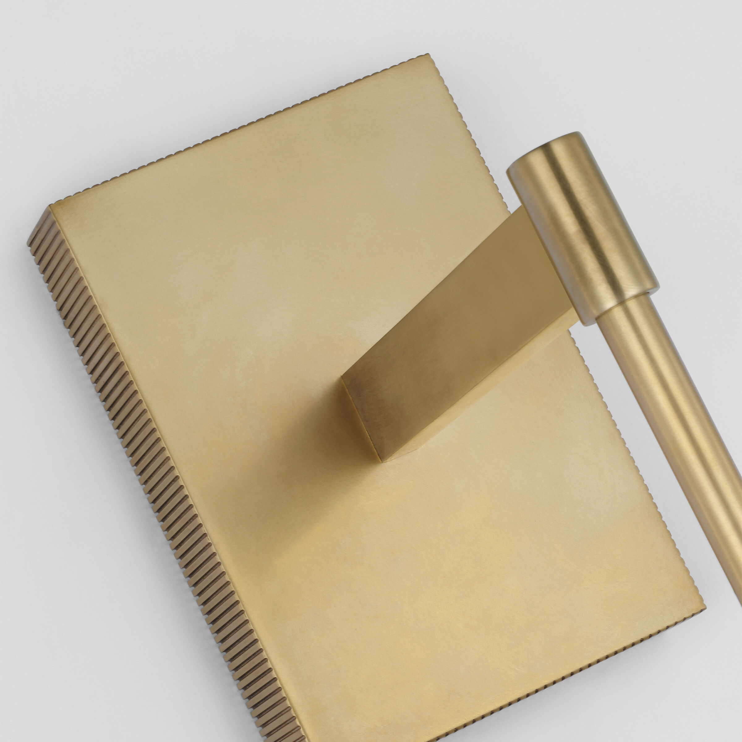 Ray Booth Elias LED 9 inch Antique-Burnished Brass Sconce Wall Light