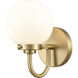 Fairbanks 1 Light 5.5 inch Brushed Gold Sconce Wall Light