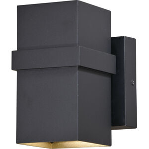 Lavage LED 7 inch Textured Black Outdoor Wall