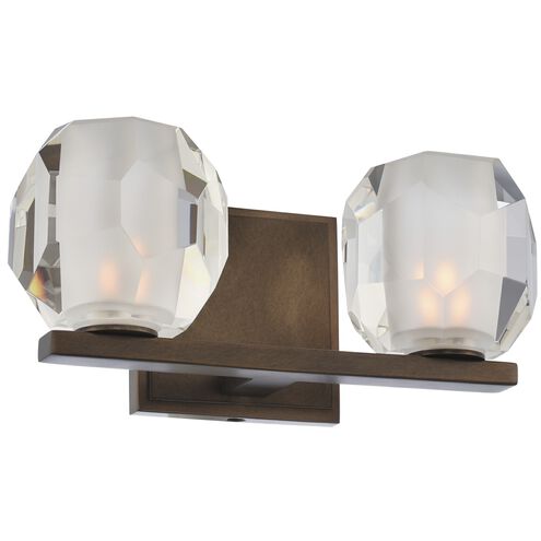 Regent LED 11 inch Vintage Bronze Bath Vanity Wall Light